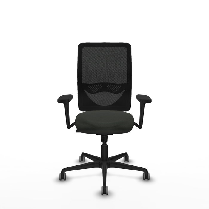 PIQUERAS Y CRESPO Silla de oficina Zulema con mecanismo Sincro y Brazos 3D, Negra PIQUERAS Y CRESPO Silla de oficina Zulema con mecanismo Sincro y Brazos 3D, Negra