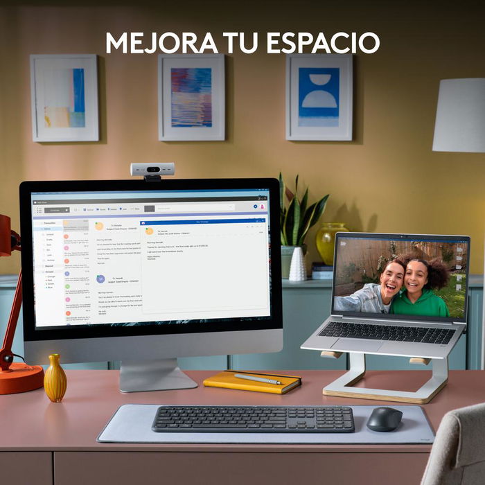 Logitech K950 Teclado Inalámbrico Bluetooth Completo para Windows, macOS, Chrome - Logi Bolt, 36 Meses Batería, Negro