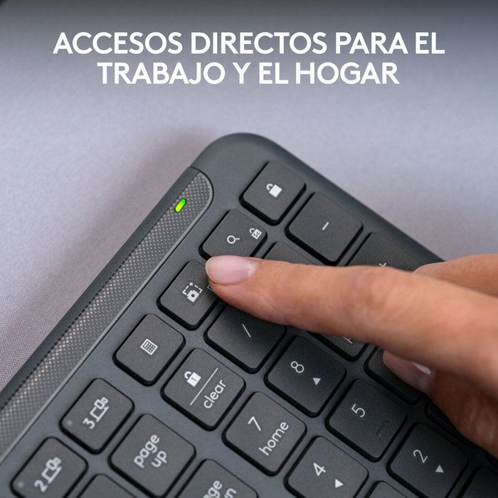 Logitech Signature Slim K950 Teclado Inalámbrico Grafito Español