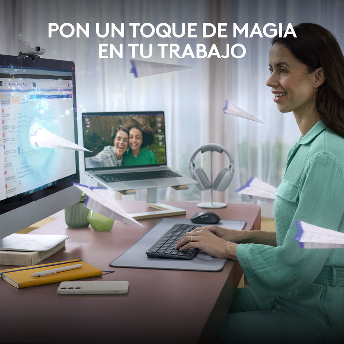Logitech Signature Slim K950 Teclado Inalámbrico Grafito Español