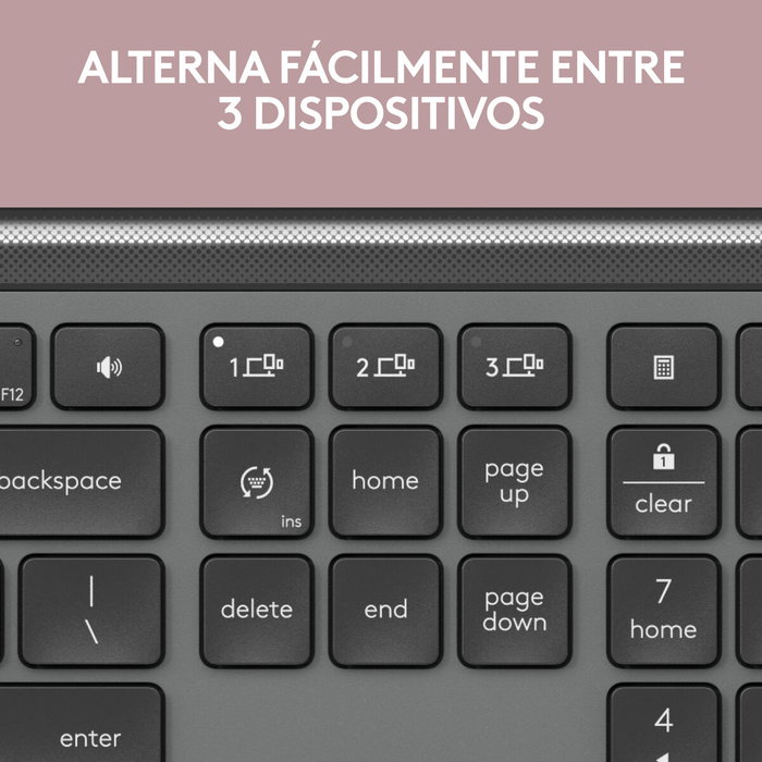 Logitech Signature Slim K950 Teclado Inalámbrico Grafito Español
