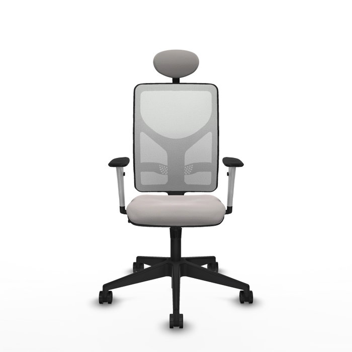 PIQUERAS Y CRESPO Silla de oficina Motilla con mecanismo Sincro y cabecero fijo, Blanco PIQUERAS Y CRESPO Silla de oficina Motilla con mecanismo Sincro y cabecero fijo, Blanco