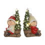 DKD Home Decor Figura LED Magnesia Surtido de 2 Piezas