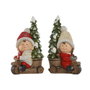 DKD Home Decor Figura LED Magnesia Surtido de 2 Piezas