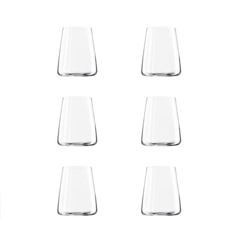 SUMMA Rhone Vaso 52 cl, Cristaleria Vaso de Cristalino con Borde Fino, Capacidad 52cl Altura 11 cm Diámetro 9.6 cm (Set de 6) SUMMA Rhone Vaso 52 cl, Cristaleria Vaso de Cristalino con Borde Fino, Capacidad 52cl Altura 11 cm Diámetro 9.6 cm (Set de 6)