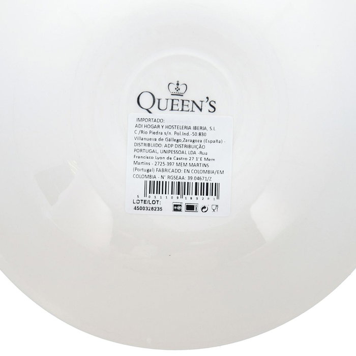 Queen's Plato Llano Artic White Blanco Queen's Plato Llano Artic White Blanco