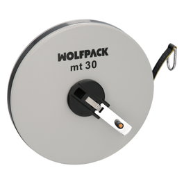WOLFPACK LINEA PROFESIONAL Cinta Metrica Fibra de Vidrio 30 Metros