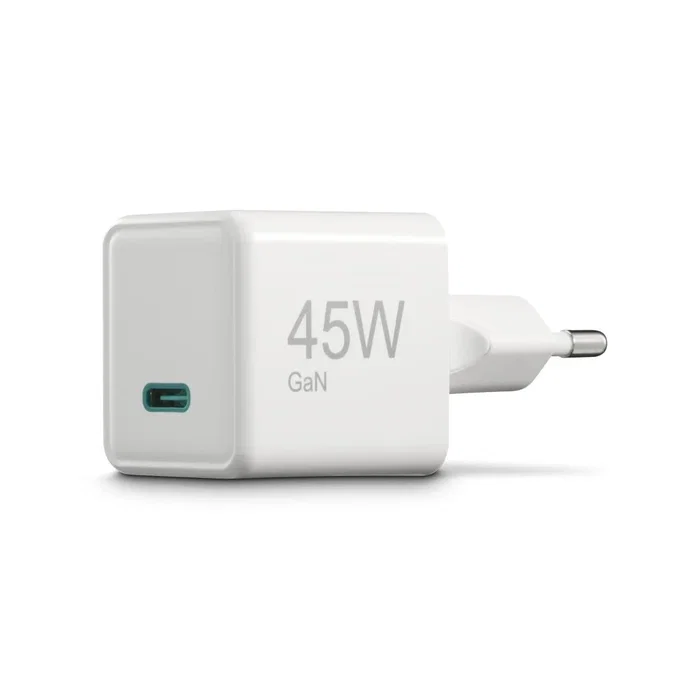HAMA 00201983 Cargador Rápido GaN 45W USB-C, Compatible Power Delivery y Quick Charge 3.0, Para Smartphone, Tablet y Portátil, Ultracompacto, Blanco, Enchufe Europeo HAMA 00201983 Cargador Rápido GaN 45W USB-C, Compatible Power Delivery y Quick Charge 3.0, Para Smartphone, Tablet y Portátil, Ultracompacto, Blanco, Enchufe Europeo