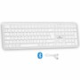 Bluestork Teclado inalámbrico Bluetooth M30 Blanco para Mac