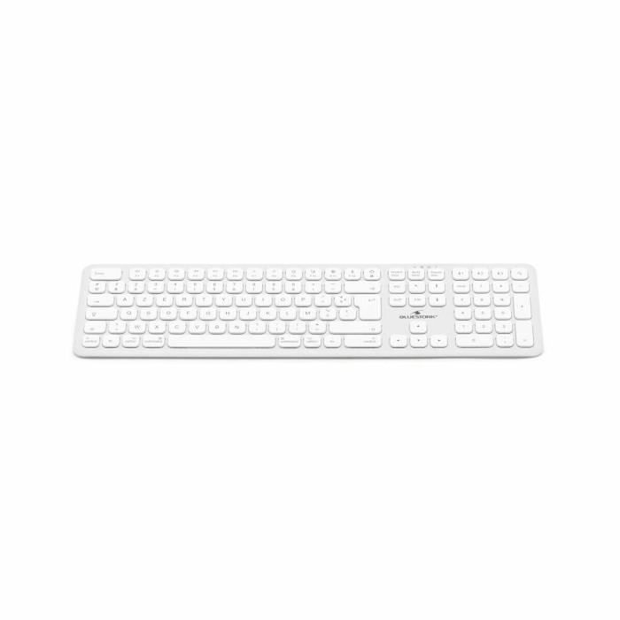Bluestork Teclado inalámbrico Bluetooth M30 Blanco para Mac