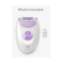 Braun Silk-épil 3 3-000 Depiladora Blanco/Lila