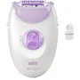 Braun Silk-épil 3 3-000 Depiladora con Cable, Púrpura y Blanco