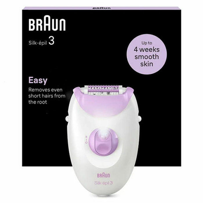 Braun Silk-épil 3 3-000 Depiladora Blanco/Lila