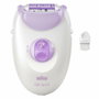 Braun Silk-épil 3 3-000 Depiladora con Cable, Púrpura y Blanco