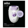 Braun Silk-épil 3 3-000 Depiladora con Cable, Púrpura y Blanco
