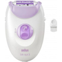 Braun SE3-000 Depiladora Eléctrica Silk-épil 3 / Series 3 con 20 Pinzas MicroGrip, Luz Integrada y Cabezal de Masaje, Modelo SE3-000