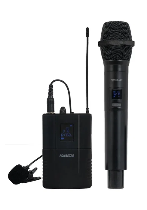 Fonestar SONAIR-2MP Sistema de Micrófono Inalámbrico UHF Doble Fonestar SONAIR-2MP Sistema de Micrófono Inalámbrico UHF Doble
