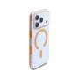 DeLOCK Funda protectora para iPhone 17 Pro compatible con MagSafe transparente-naranja