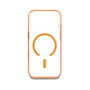DeLOCK Funda protectora para iPhone 17 Pro compatible con MagSafe transparente-naranja