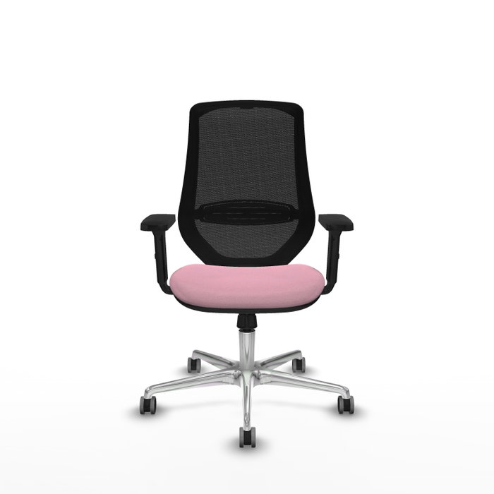 PIQUERAS Y CRESPO Silla de oficina Mardos con mecanismo Sincro, Rosa y Negro PIQUERAS Y CRESPO Silla de oficina Mardos con mecanismo Sincro, Rosa y Negro