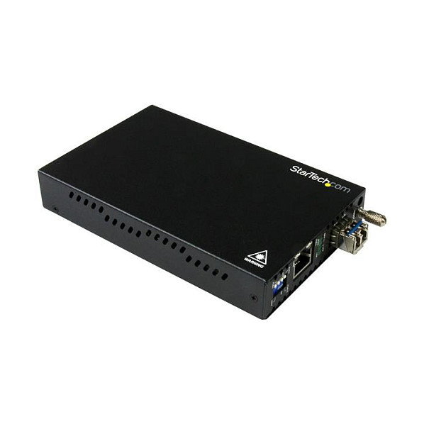 StarTech Conversor de Medios Gigabit Ethernet de Cobre a Fibra Óptica SM LC 20 Km StarTech Conversor de Medios Gigabit Ethernet de Cobre a Fibra Óptica SM LC 20 Km