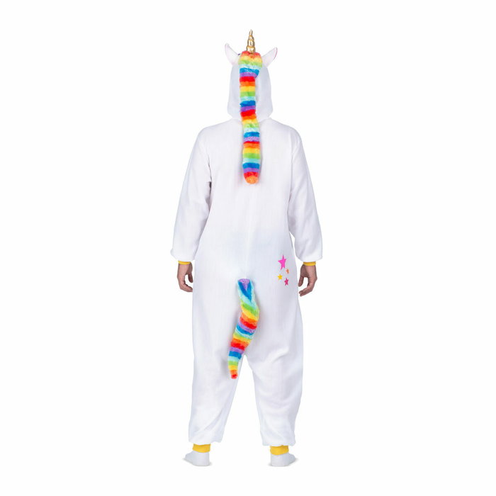 My Other Me Disfraz Unicornio Blanco Adulto XXL (Kigurumi con capucha y cola) inevitable