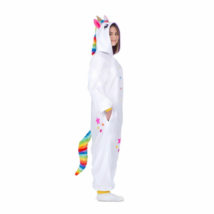 My Other Me Disfraz Unicornio Blanco Adulto XXL (Kigurumi con capucha y cola) inevitable