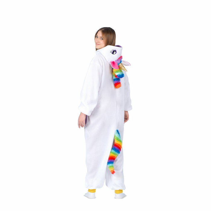 My Other Me Disfraz Unicornio Blanco Adulto XXL (Kigurumi con capucha y cola) inevitable