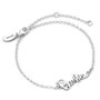 THE CARAT SHOP Pulsera Nombre Logo Barbie plata