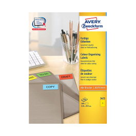 AVERY Zweckform Etiqueta 3473 amarillo 210,0 x 297,0 mm