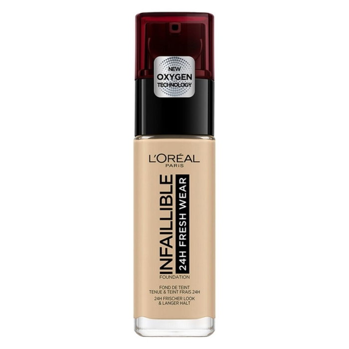 Base de Maquillaje Fluida Infaillible 24H L'Oreal Make Up (30 ml) (30 m) (30 ml)