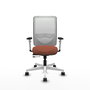 PIQUERAS Y CRESPO Silla de oficina Zulema Marrón y Blanco