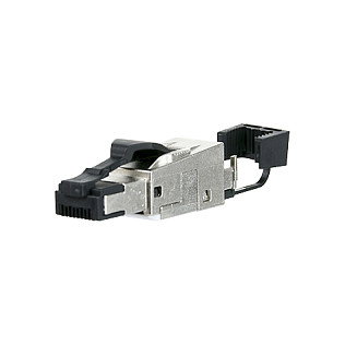 METZ CONNECT 130E405032-E Conector RJ-45 Cat.6a Negro/Plata METZ CONNECT 130E405032-E Conector RJ-45 Cat.6a Negro/Plata