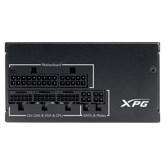 XPG Pymocore 850G Fuente de Alimentación SFX/ATX 3.1 850W 80 Plus Gold Full Modular, Color Negro