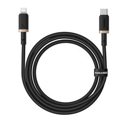 Baseus Dura Cable de Carga Rápida Tipo C para IP 20W 1m Negro y Dorado