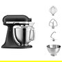 KitchenAid 5KSM185PSEBK Batidora de Varillas Artisan 4,8L, Negro Trufa