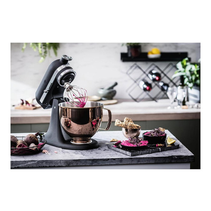 KitchenAid 5KSM185PSEBK Batidora de Varillas Artisan 4,8L, Negro Trufa