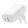 Belkin Boost Charge 42W Cargador de Pared Dual USB-C y USB-A Blanco