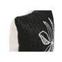 DKD Home Decor Cojín Bordado Negro y Blanco 42x42x15 cm