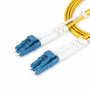 StarTech.com Cable de Fibra Óptica LC a LC Dúplex OS2 Monomodo 10m - SMDOS2LCLC10M - 100Gbps, UPC, CWDM 1260-1625nm, LSZH Amarillo, Incluye Informe de Pruebas