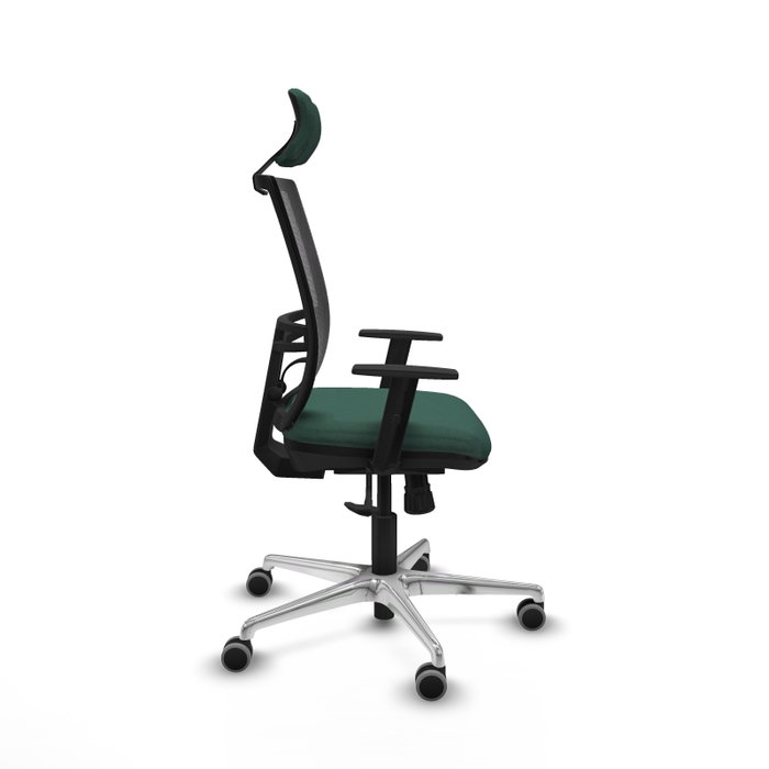 PIQUERAS Y CRESPO Silla de oficina Yunquera con mecanismo Sincro, Verde botella y Negro PIQUERAS Y CRESPO Silla de oficina Yunquera con mecanismo Sincro, Verde botella y Negro