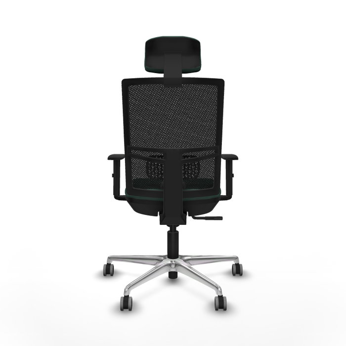 PIQUERAS Y CRESPO Silla de oficina Yunquera con mecanismo Sincro, Verde botella y Negro PIQUERAS Y CRESPO Silla de oficina Yunquera con mecanismo Sincro, Verde botella y Negro