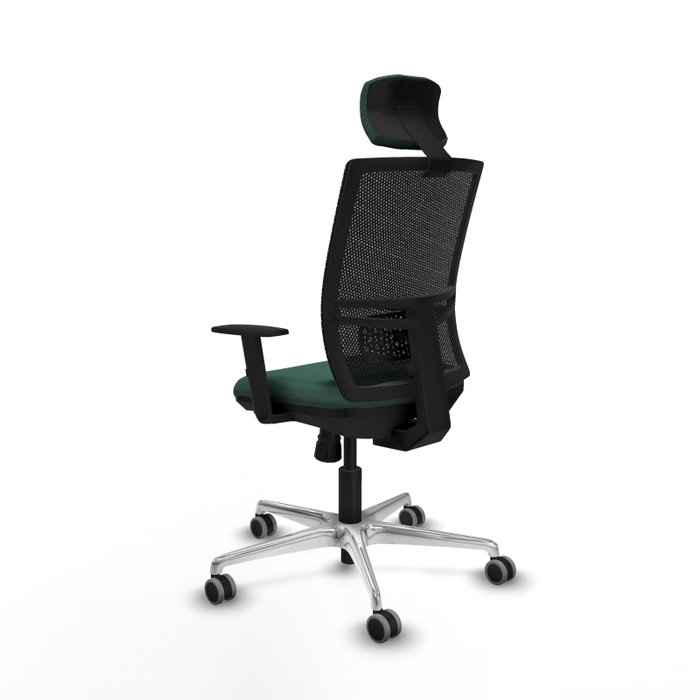 PIQUERAS Y CRESPO Silla de oficina Yunquera con mecanismo Sincro, Verde botella y Negro PIQUERAS Y CRESPO Silla de oficina Yunquera con mecanismo Sincro, Verde botella y Negro