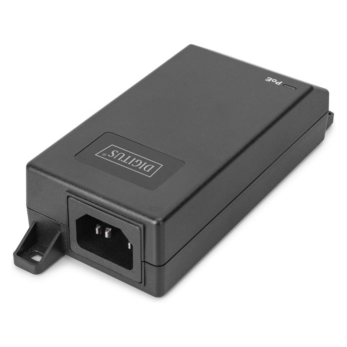 Digitus Inyector PoE+ Gigabit Ethernet 802.3at 30W Negro