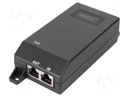 Digitus DN-95103-3 Inyector PoE+ Gigabit Ethernet 30W Negro