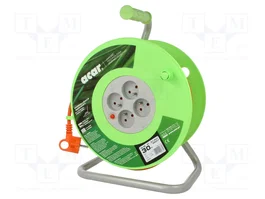 ACAR Prolongador de Alimentación H05VV-F 3G1,5mm2 30m Naranja