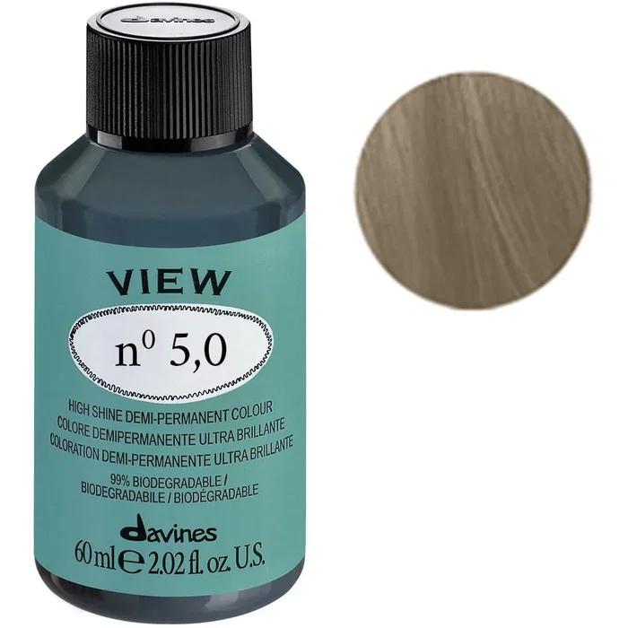 Davines View Tinte de cabello demi-permanente 5.0, 60 ml Davines View Tinte de cabello demi-permanente 5.0, 60 ml
