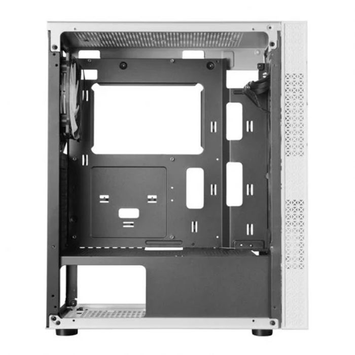 Mars Gaming MC-U3 Blanco Semitorre ATX con Iluminación ARGB y Ventana de Cristal Templado