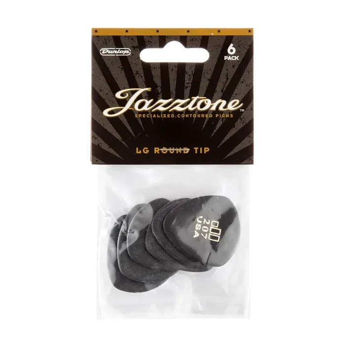 Dunlop Jazztone Large Round Tip 2,08 mm (pack de 6)