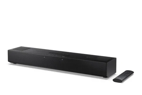 Creative Labs 51MF8460AA000 Barra de Sonido Compacta Multimedia Under Monitor, Subwoofer Potente para Música, Negro